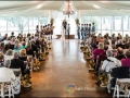 taking vows at indoor wedding with breathtaking outdoor venues at a Houston facility