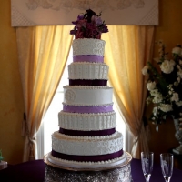 large elegant wedding cake