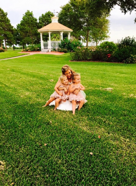 bridal hugs on the grounds of House  Estate