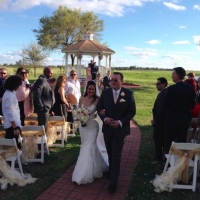 outdoor wedding with bride walking down the aisle.JPG