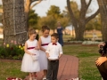 adorable flower girls and ring bearers at a winter wedding-t