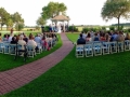 outdoor wedding on a beautiful june day