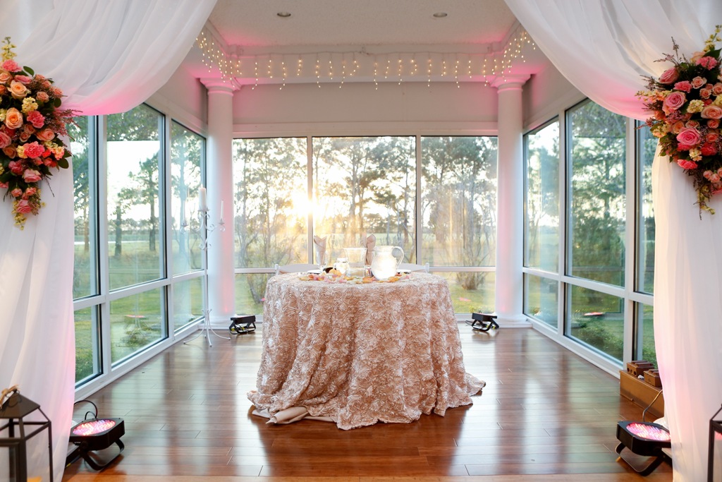 Wedding reception photos - His and Her table at House Estate