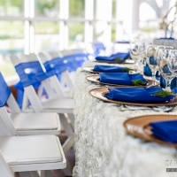 place settings for reception table in Houston