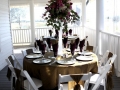 gorgeous flowers at a reception in House Estate - wedding reception photos