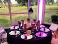 reception tables in March in Houston