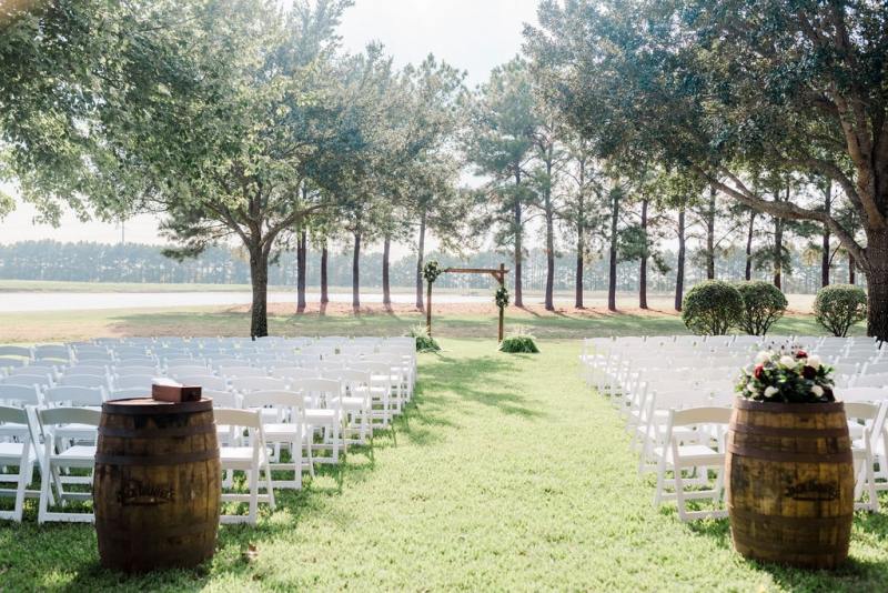 Semi-rustic-outdoor-wedding