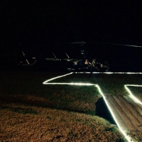 landing strip for helicopter- country weddings