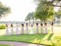 bridal party pics in sept at a Houston wedding facility