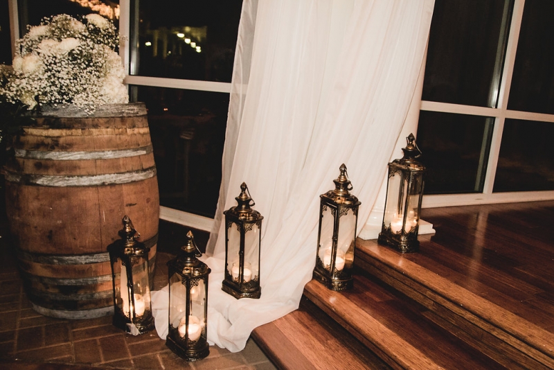 wedding lanterns and decor