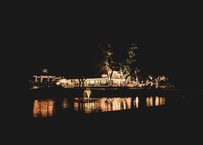 beautiful sparkling night view of House Plantation