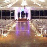 evening indoor wedding in Houston