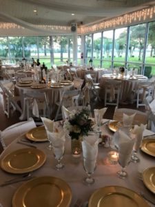 Getting ready for dinner at a Houston wedding at House Estate