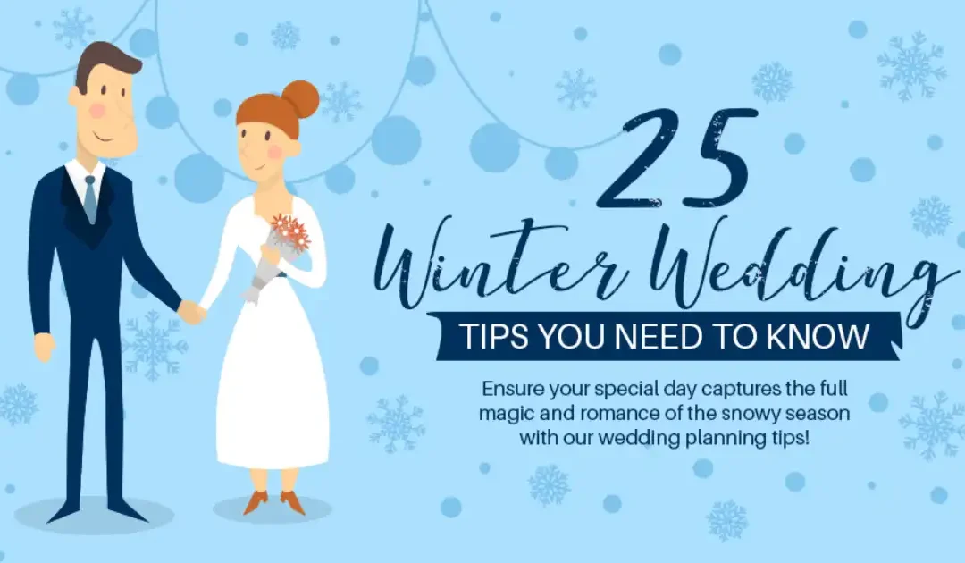 25 Winter Wedding Tips You Need To Know (Infographic)