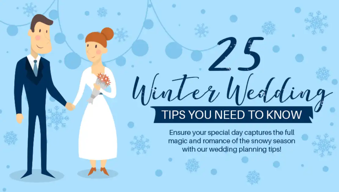 25 Winter Wedding Tips You Need To Know (Infographic)