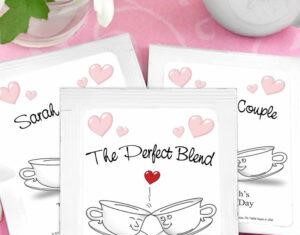 personalized tea bags for gift item