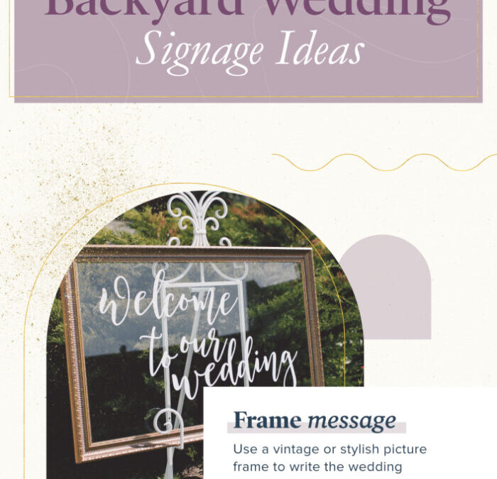 Creative Backyard Wedding Ideas for the DIY Bride