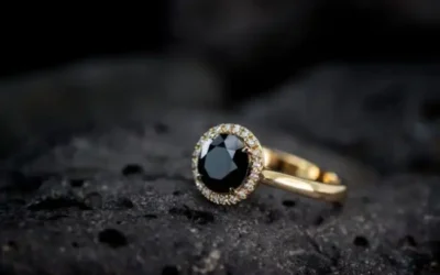 Classics of Tomorrow: Black Diamond Engagement Ring