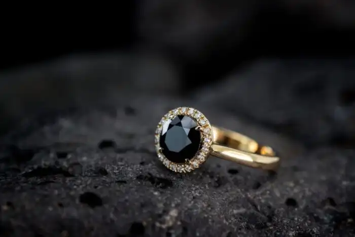Classics of Tomorrow: Black Diamond Engagement Ring